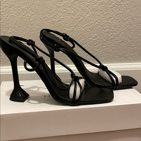 Halston Heritage Shoes - Brand New Halston Heritage Black and White Strappy Heels
